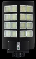 كشاف طاقة شمسية 800 واط عمود | 16 شريحة ليد بتصميم منحني وتوزيع مثالي للضوء