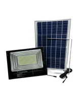 كشاف جداري مربع بقدرة 1000 واط بلوح طاقة شمسية منفصل