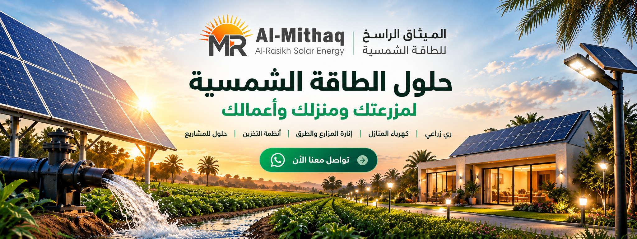 الميثاق الراسخ للطاقة الشمسية - حلول الطاقة الشمسية
